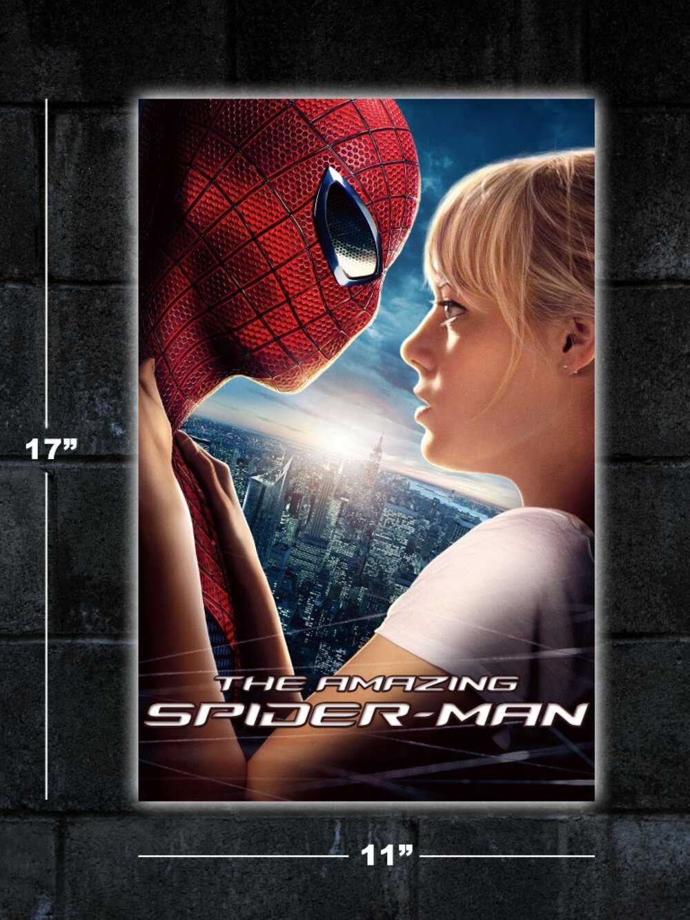 Amazing Spider-Man poster 11x17 wall art print merch andrew garfield emma stone